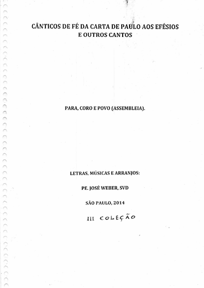 Capa - Coleção III
